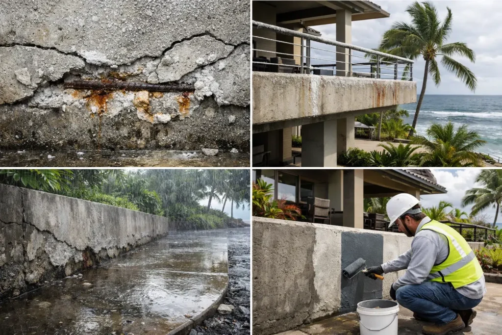 spalling waterproofing