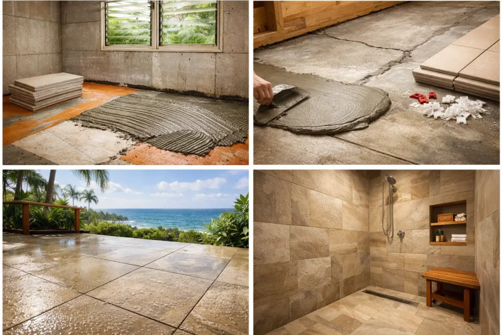 tile installation