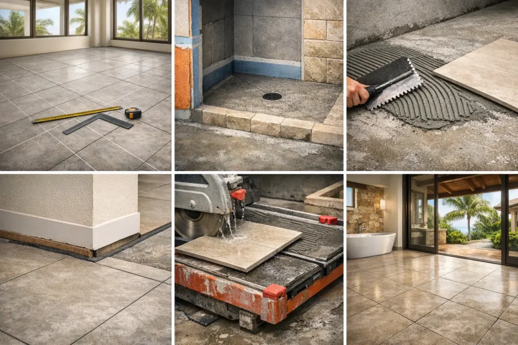 tile installation