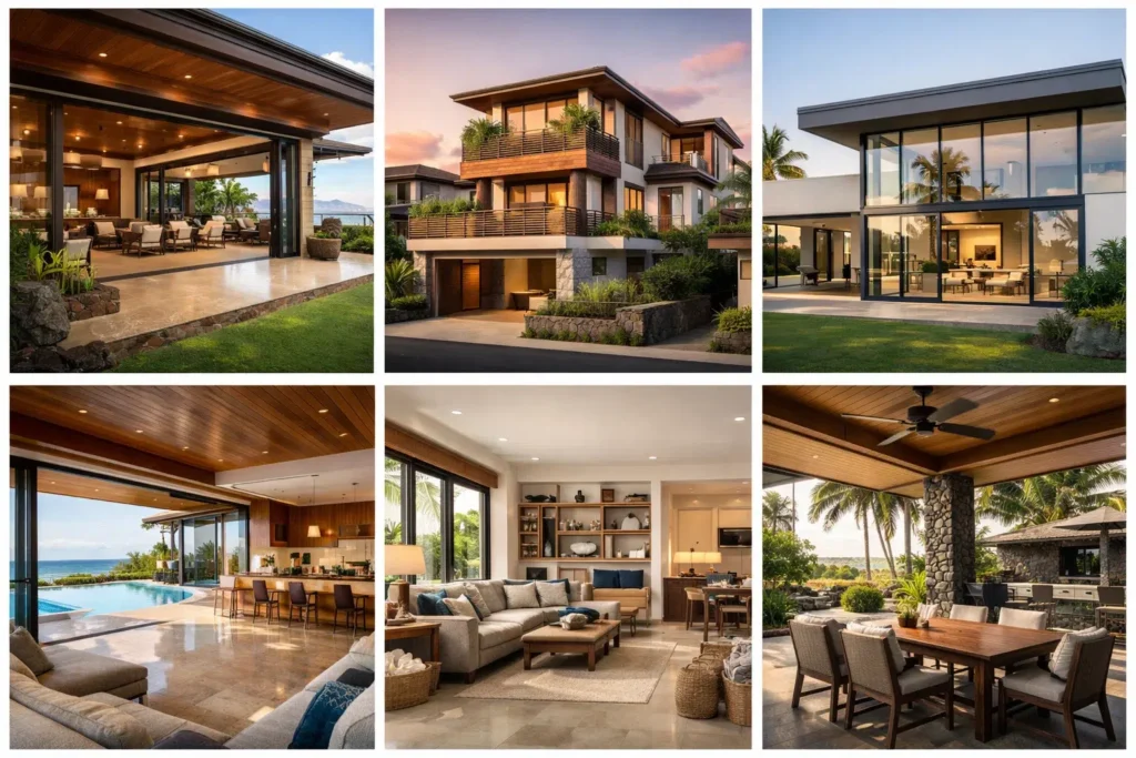 custom new construction home in Hawaii