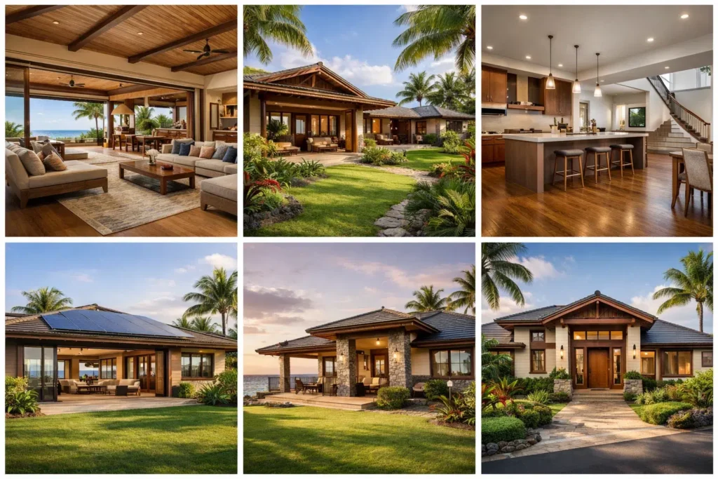 custom new construction home in Hawaii