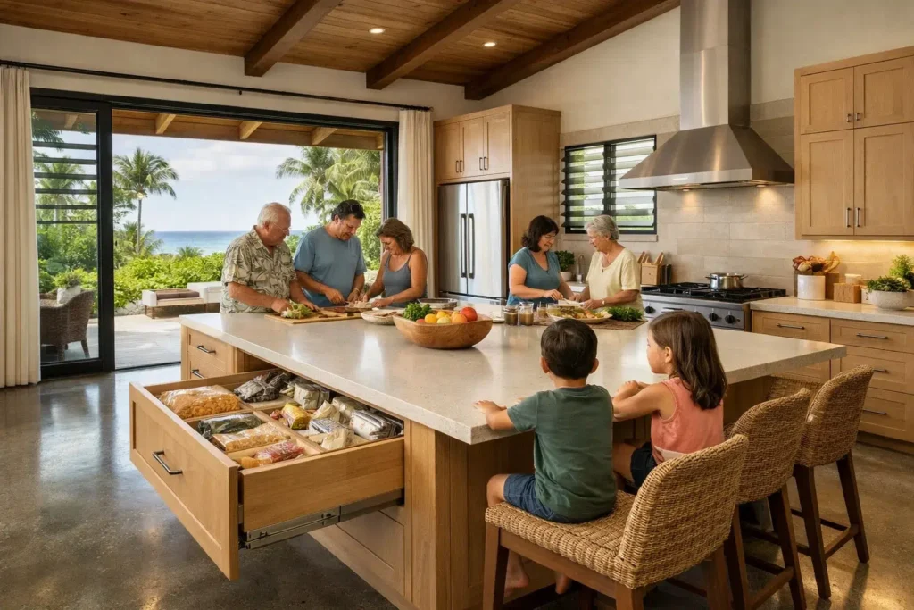different layout of kitchen