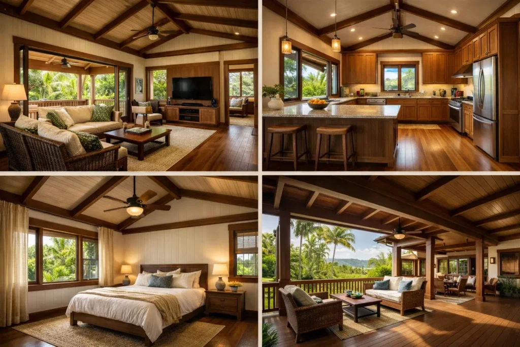 Hawaiian plantation style house