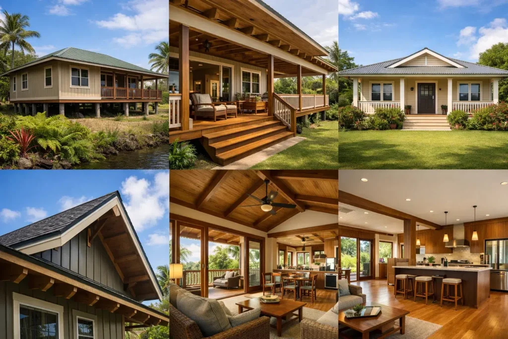 Hawaiian plantation style house