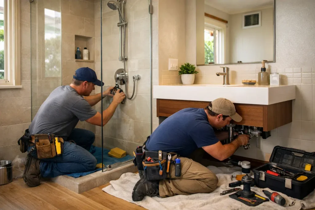 small bathroom redesign