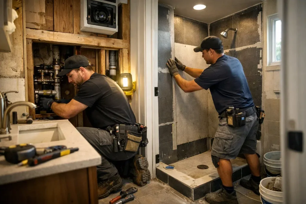 small bathroom renovations