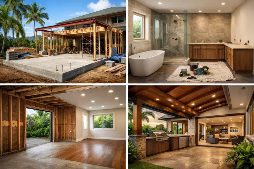 custom home additions Honolulu